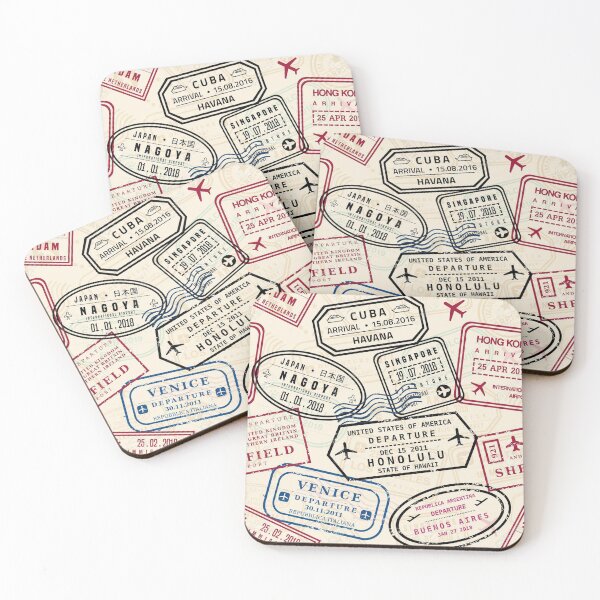 Item preview, Passport stamp designed and sold by MableMe.