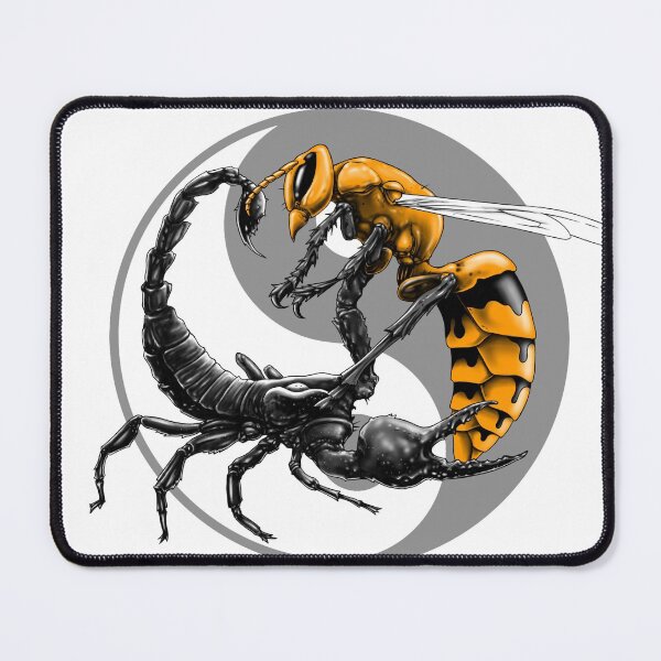 Item preview, Scorpion VS hornet yin yang designed and sold by Ishmiakov.