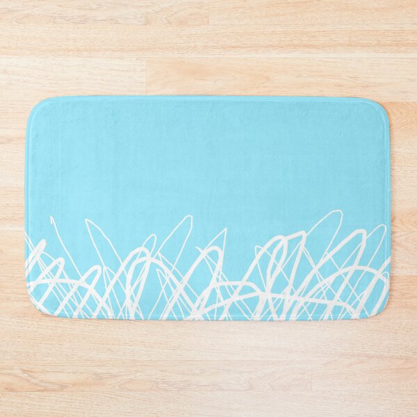 Item preview, Dancing Doodles in Fresh Pale Blue designed and sold by OByD.