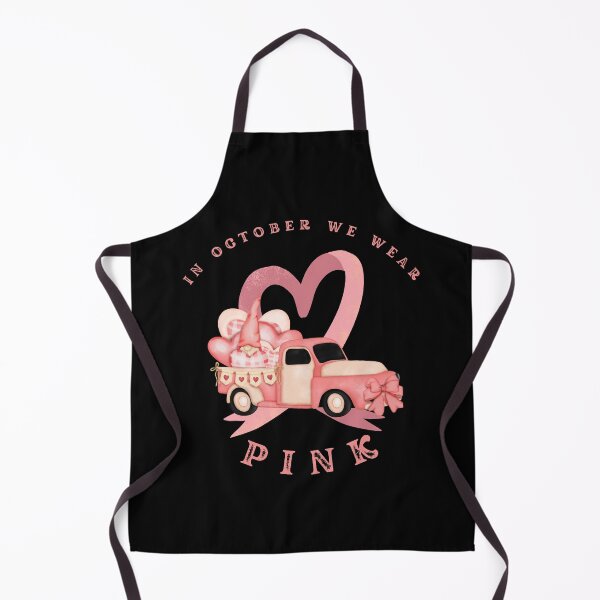 Item preview, In October We Wear Pink Cancer Heart Ribbon Truck Breast Cancer Awareness designed and sold by CarantinedChaos.