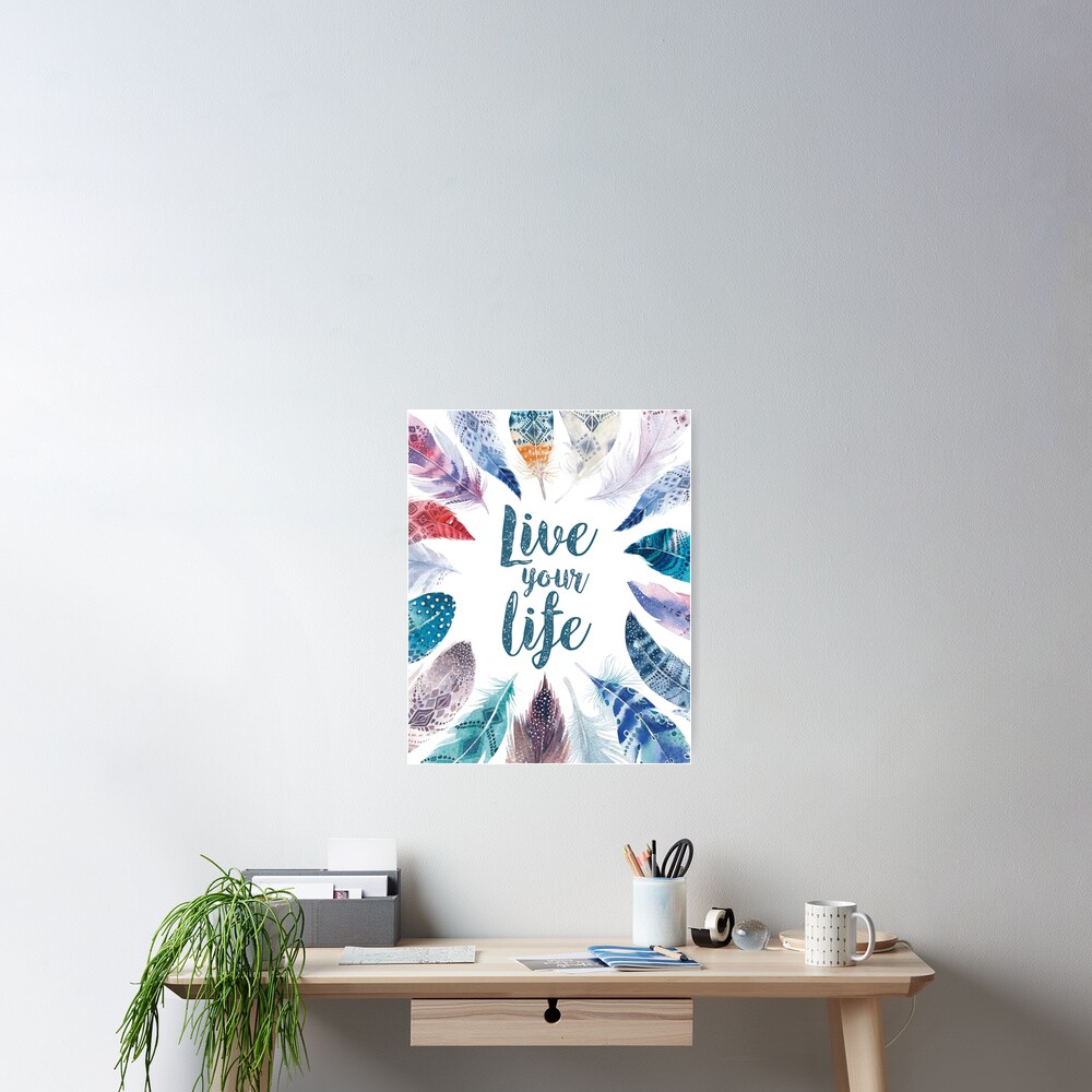 Vista previa del artículo con la obra «Póster», diseñado y vendido por weloveboho.