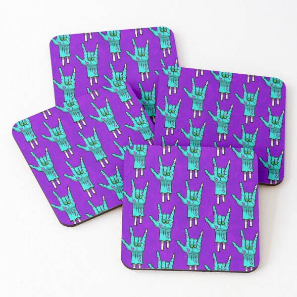 Item preview, Zombie - I love you hand (teal/purple) designed and sold by littlearrow.