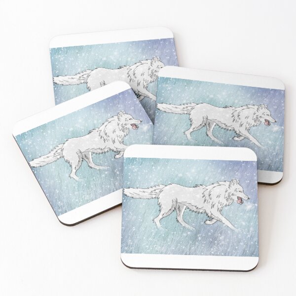 Item preview, Snowy white winter wolf designed and sold by H0llyDays.