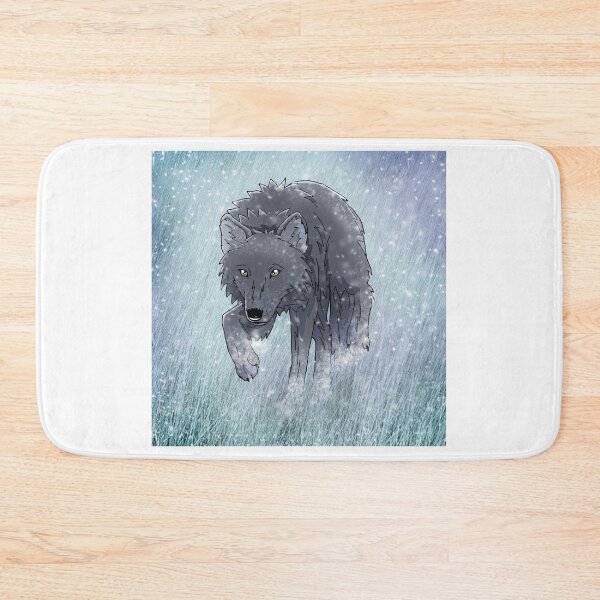 Item preview, Black winter wolf in snow designed and sold by H0llyDays.