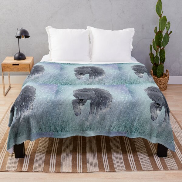 Item preview, Black winter wolf in snow designed and sold by H0llyDays.