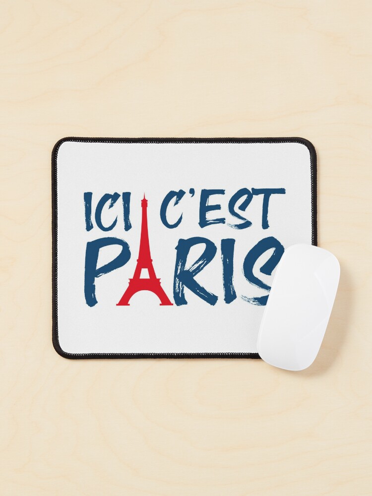 Tapis de souris for Sale avec l'œuvre « Ici C'est Paris - PSG » de  l'artiste tiktaksports