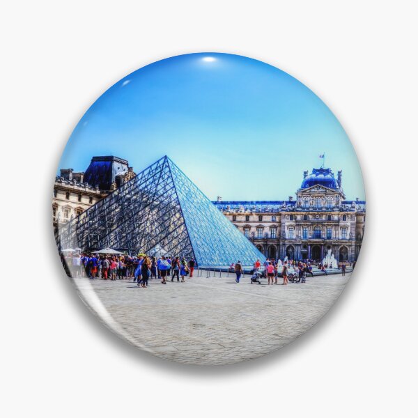 Artikelvorschau, Die Louvre-Pyramide oder Pyramide du Louvre entworfen und verkauft von Paul Thompson Photography.