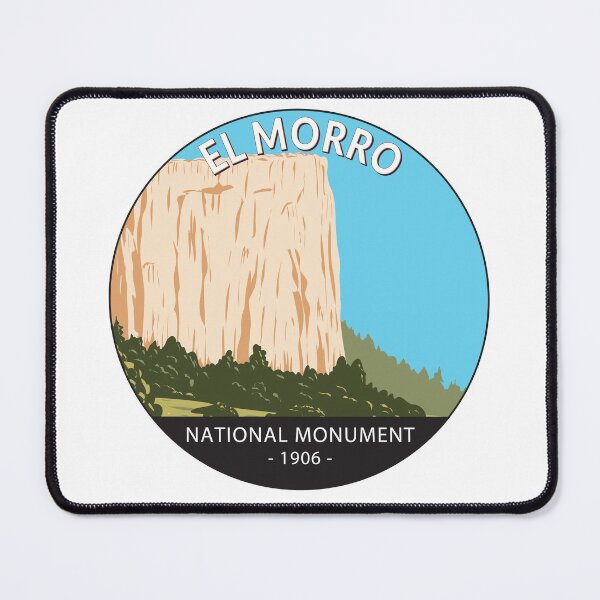 Item preview, El Morro National Monument Inscription Rock New Mexico Circle designed and sold by KrisSidDesigns.