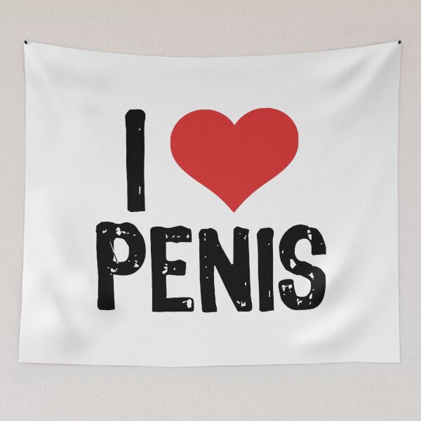 Item preview, I Love Penis designed and sold by The "I Love Everything" Shop.