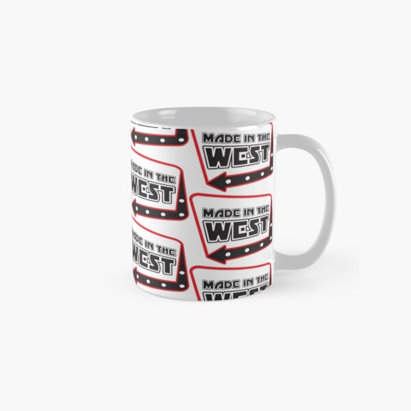 Made in the West logo (Red) Classic Mug