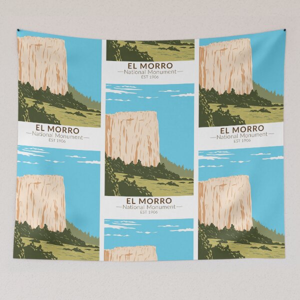 Item preview, El Morro National Monument Inscription Rock New Mexico Vintage designed and sold by KrisSidDesigns.