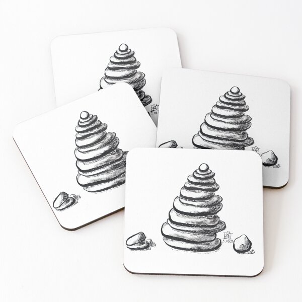 Item preview, Stacked stones, beach fun, balancing stones designed and sold by Pragonette.