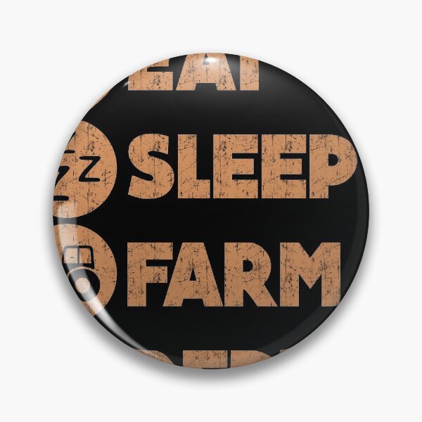 Item preview, funny eat sleep farm repeat designed and sold by Amet Hermawan.