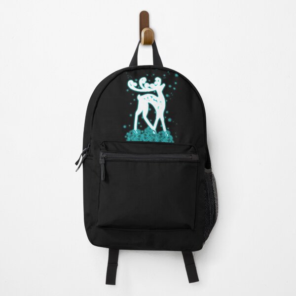 Item preview, sticker deer walking in the snow, falling stars. Print for clothing or packaging designed and sold by vilma3000.