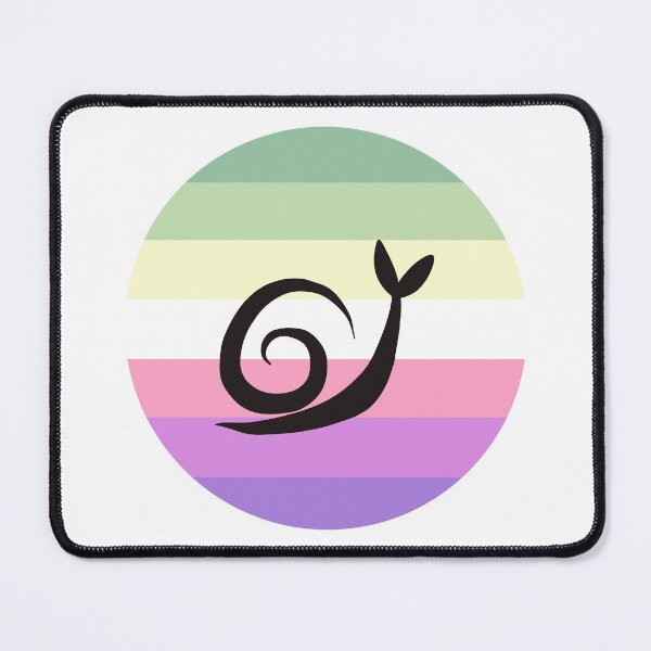 Item preview, Genderfae Minimalist Pride Snail Logo designed and sold by PrideSnails.