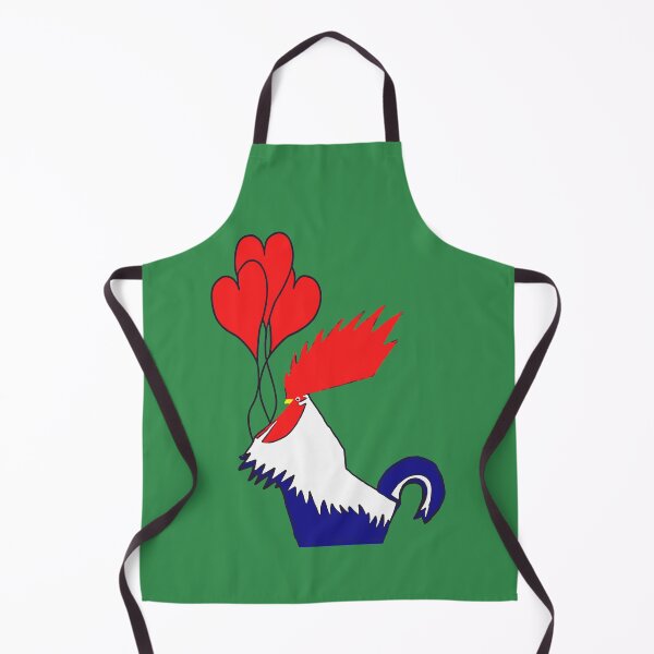 Item preview, Cockerel Lover Vector Art In Bold Bright Colors designed and sold by taiche.