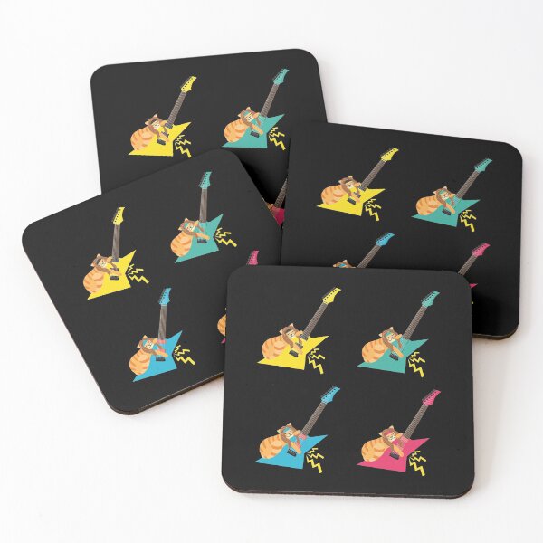 Item preview, Electric Guitar Cat | Sticker Pack | Gift Ideas | Guitarist designed and sold by Fluffy-Vectors.