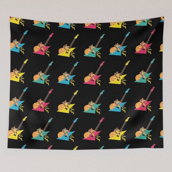 Item preview, Electric Guitar Cat | Sticker Pack | Gift Ideas | Guitarist designed and sold by Fluffy-Vectors.