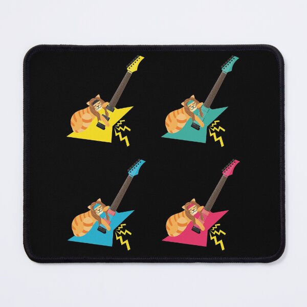 Item preview, Electric Guitar Cat | Sticker Pack | Gift Ideas | Guitarist designed and sold by Fluffy-Vectors.