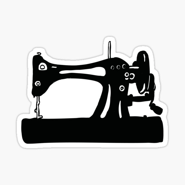 Sewing machine Sticker