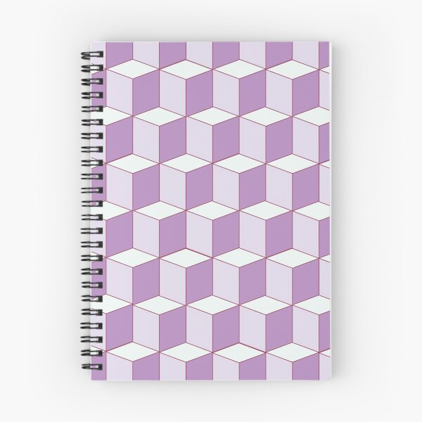 Item preview, Modern Geometric Pattern - Big Purple Cubes designed and sold by BullishGraphics.