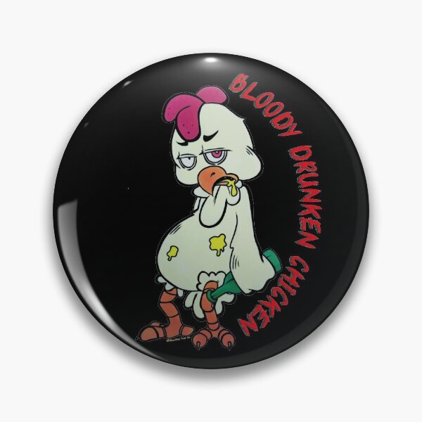 Item preview, Bloody Drunken Chicken designed and sold by MonsterzShop.