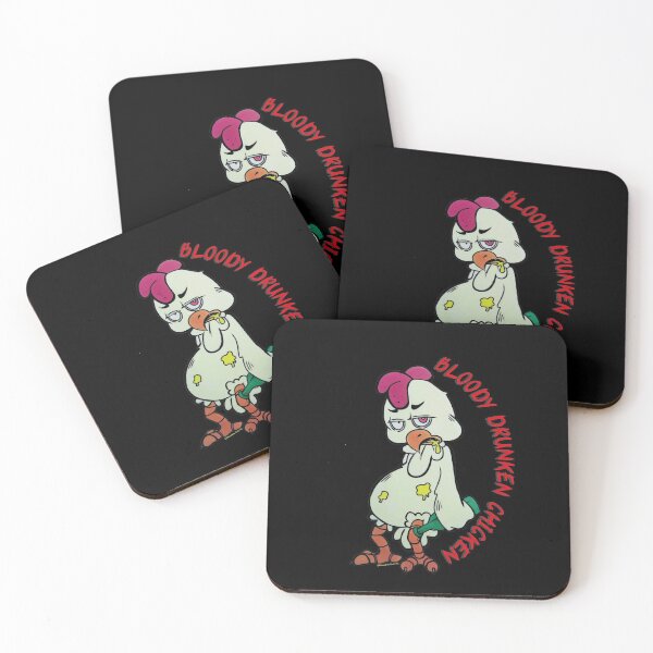 Item preview, Bloody Drunken Chicken designed and sold by MonsterzShop.