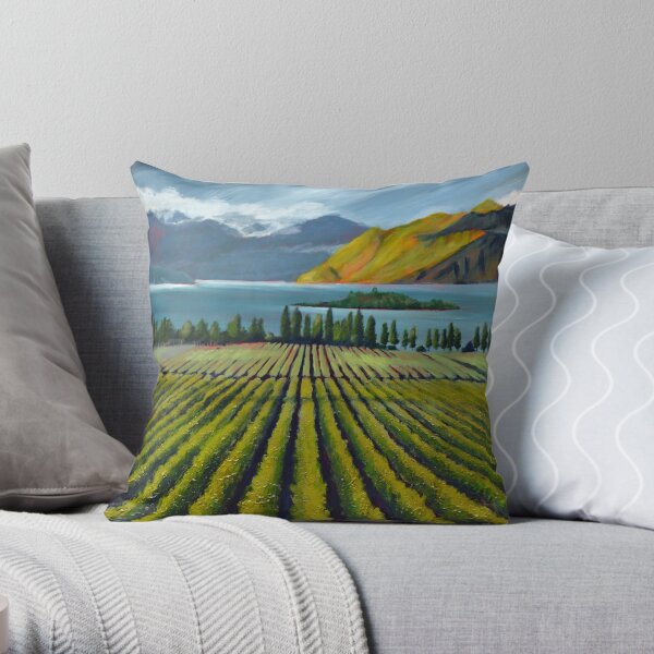 New Zealand #1 by artist Thomas Andrew Throw Pillow