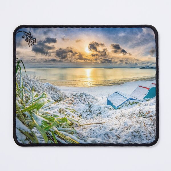 Item preview, Abersoch beach snowy sunrise, MSFLX designed and sold by Turtle  Photography.