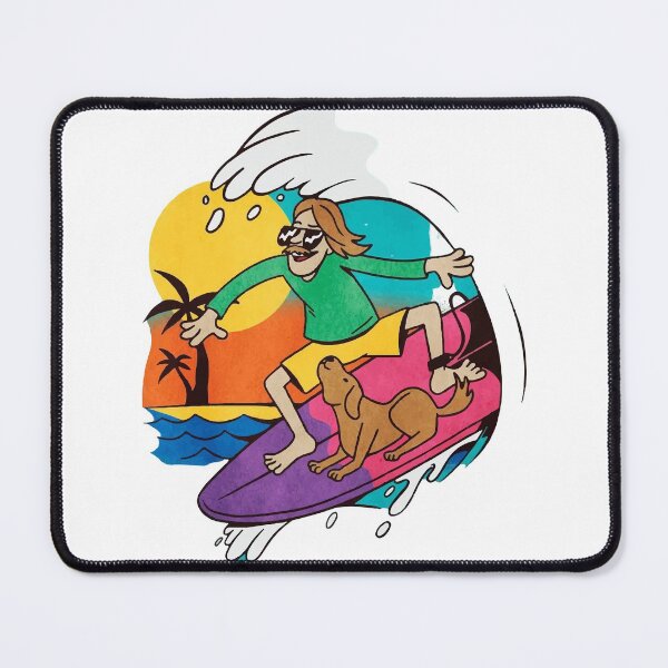Item preview, surfer dog designed and sold by zaher97.