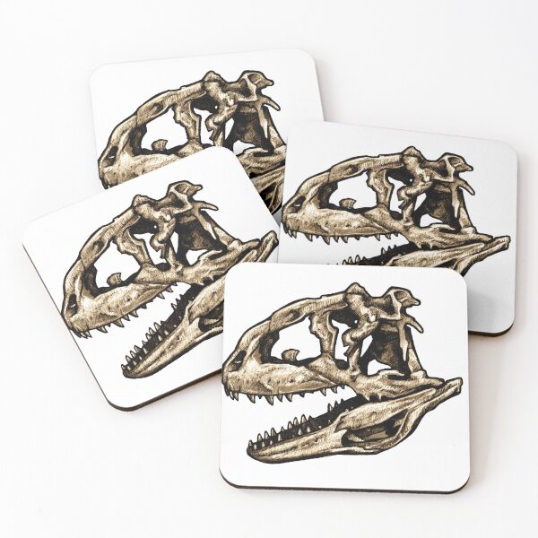 Item preview, Dinosaur Skull Majungasaurus Sticker designed and sold by CassWArt.