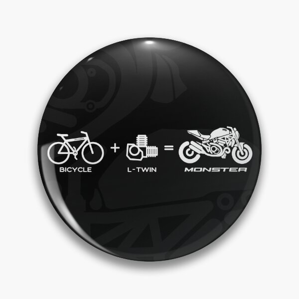 Item preview, Bicycle + Engine = Monster, On Dark Design for Real Bikers designed and sold by etoide.