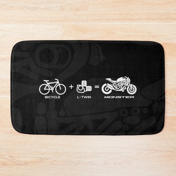 Item preview, Bicycle + Engine = Monster, On Dark Design for Real Bikers designed and sold by etoide.