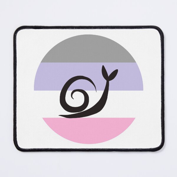 Item preview, Cupio Minimalist Pride Snail Logo designed and sold by PrideSnails.