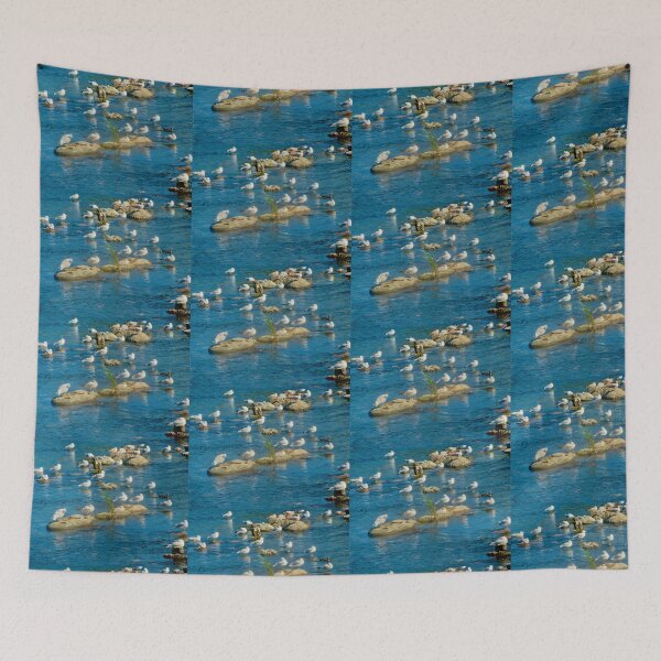 Item preview, Sea gulls on the rocks designed and sold by Shulie1.