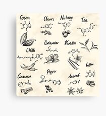 The Chemistry of Food Canvas Print