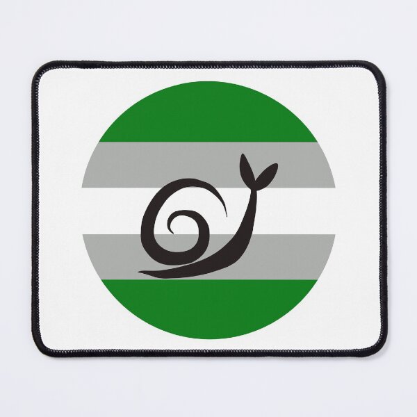 Item preview, Gray Aro Grayromantic Minimalist Pride Snail Logo designed and sold by PrideSnails.