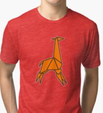 origami giraffe Tri-blend T-Shirt