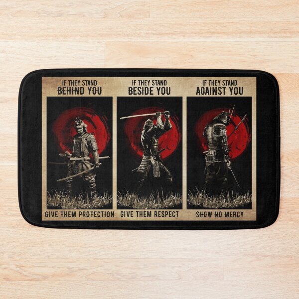 Item preview, Samurai Protection Respect Show no Mercy designed and sold by AmoraDanie.