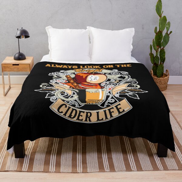 Item preview, Always Look On The Brighter Cider Life Funny Apple designed and sold by Dressed For  Duty.