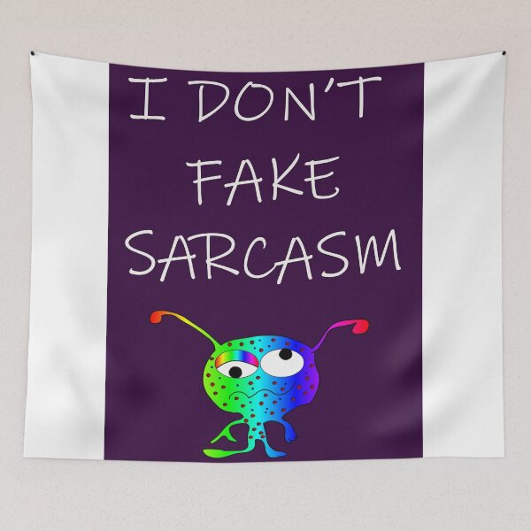 Item preview, I DON'T FAKE SARCASM designed and sold by CUTESTUFFnow.