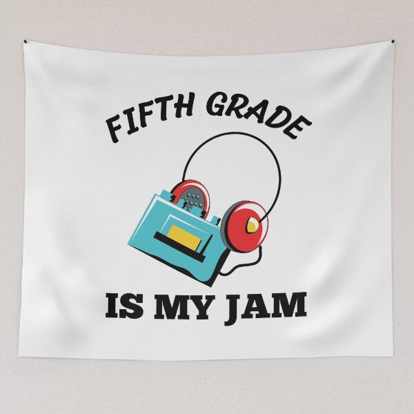 Item preview, 5th Grade is my Jam Back to School Teacher Student designed and sold by HQ Prints.