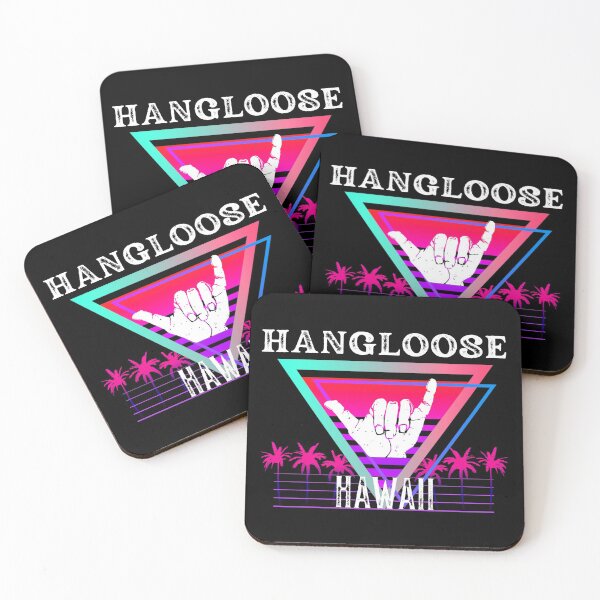 Item preview, Retro Hangloose Hawaii Shaka Vintage Print designed and sold by Vibbin4Life33.