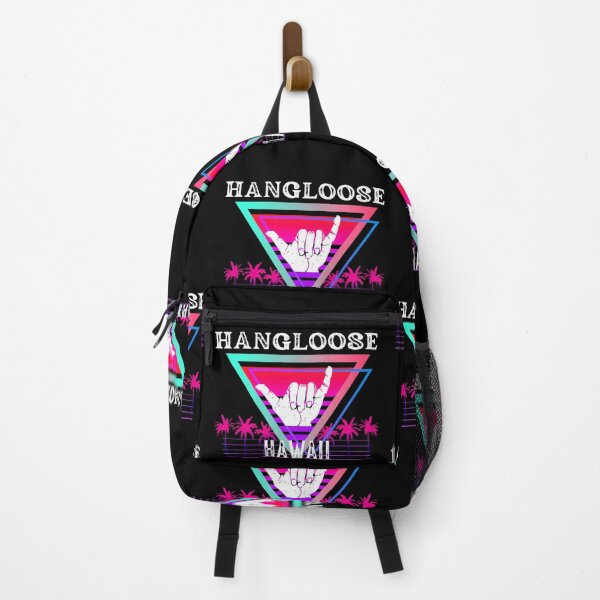 Item preview, Retro Hangloose Hawaii Shaka Vintage Print designed and sold by Vibbin4Life33.