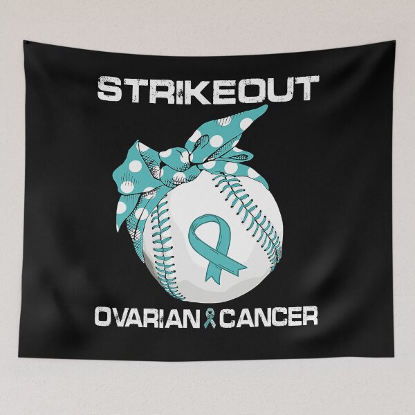 Item preview, Strike Out Ovarian Cancer Awareness Softball Fighters designed and sold by AronJohanna1.