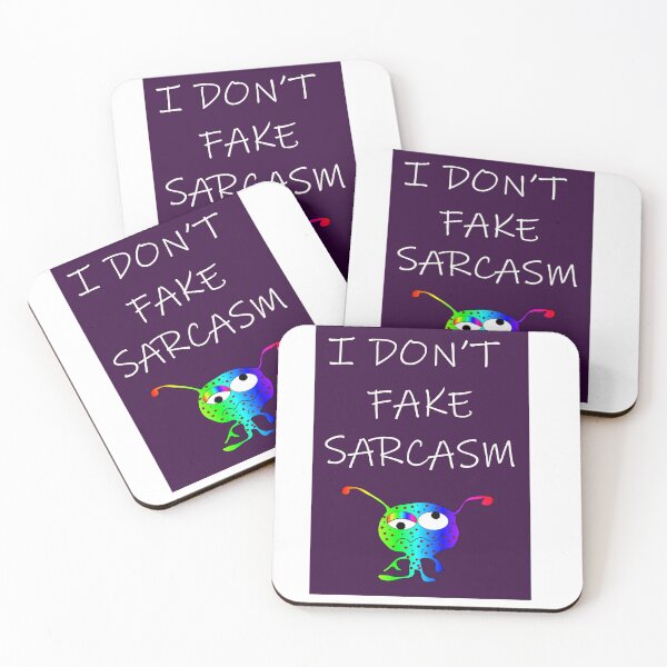 Item preview, I DON'T FAKE SARCASM designed and sold by CUTESTUFFnow.