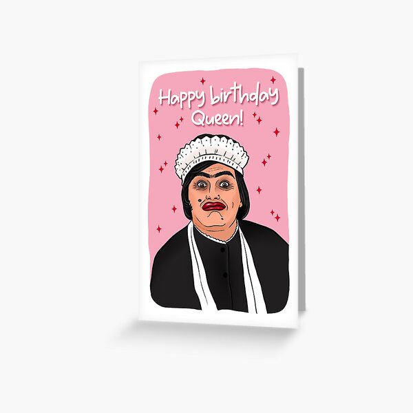 Item preview, baga chipz drag queen birthday card. designed and sold by Swish & Scribble.