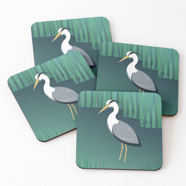 Item preview, Grey Heron designed and sold by Fox & Finch.