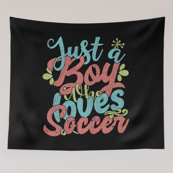 Item preview, Just A Boy Who Loves Soccer Gift graphic designed and sold by theodoros20.