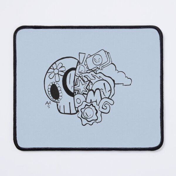 Item preview, A Doodle with a skull    designed and sold by Lynseyconao.